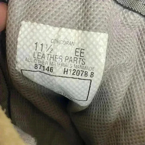 Corcoran Air Force Boots Sage Green Men's Size 11.5 - Picture 8 of 10